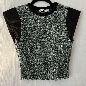 Rebecca Minkoff Cropped Blouse